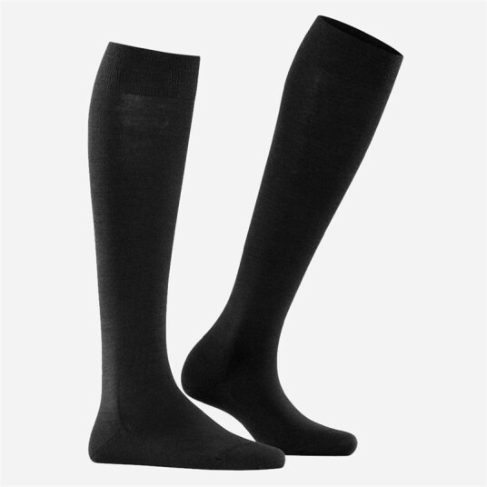 Falke Soft Merino Knee High Black Sort 35-36