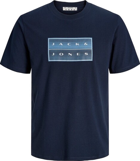 Jack & Jones Junior T skjorte Jcofusion Dots Print Tee Ss Cn Sn J Blå
