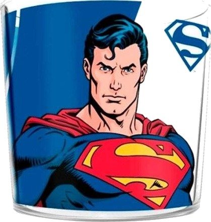 Superman Glass 16 oz