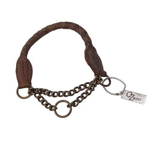 Halvstrup hundehalsbånd flatt Western - 70cm