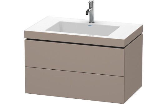Duravit L-Cube Servantskap m/2 skuffer 800x500x480 mm Basalt Matt