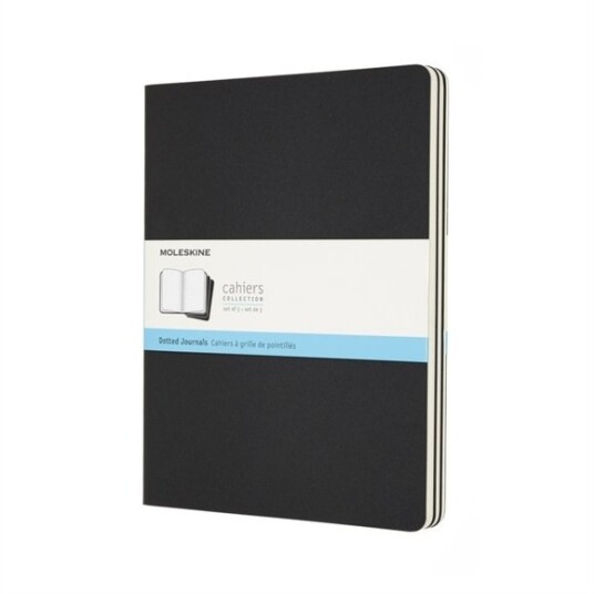Notatbok Moleskine Cahier 3pk prikket Notatbok Moleskine Cahier 3pk prikket