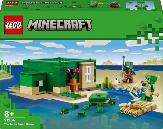 LEGO® Minecraft® Huset på skilpaddestranden 21254 byggelekesett (234 deler)