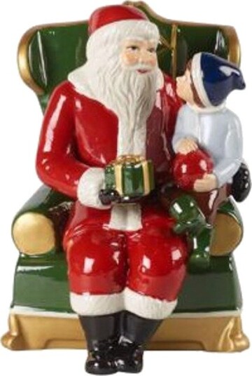 Villeroy & Boch - Christmas Toy's julenisse i lenestol 15 cm
