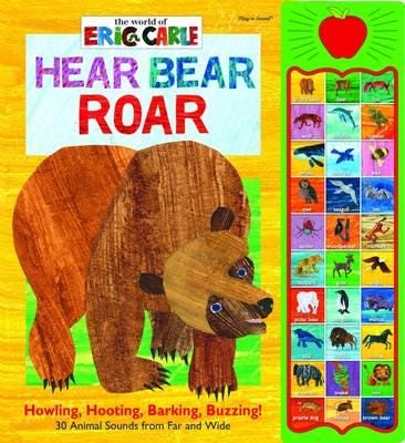 World Of Eric Carle: Hear Bear Roar Sound Book Av Pi Kids