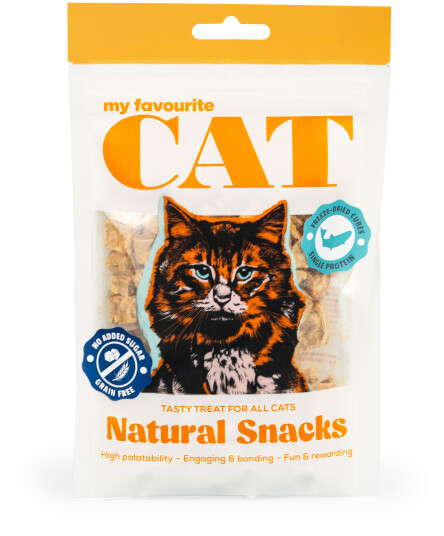 My Favourite Cat Frysetørket Laks Kattesnacks 30 g