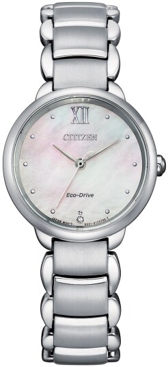 Citizen Dameklokke EM0920 86D Diamond Hvit/Stål Ø28 mm