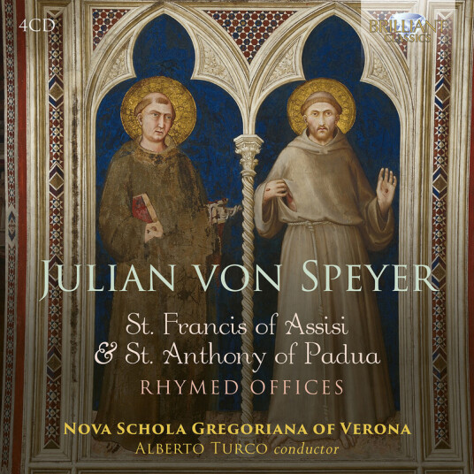Nova Schola Gregoriana, Alberto Turco, Julian Von Speyer Speyer: St. Francis of Assisi & St. Anthony of Padua Rhymed Offices CD