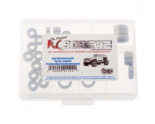 RC Screws O11B Metal Shielded Bearing Kit SCX10 Honcho RC Screws O11B Metal Shielded Bearing Kit SCX10 Honcho