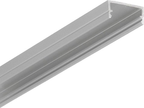 Topmet 2m aluminiumsprofil BEGTON12 J/S Anodisert påbygging LED skinne Topmet 2m aluminiumsprofil BEGTON12 J/S Anodisert påbygging LED skinne