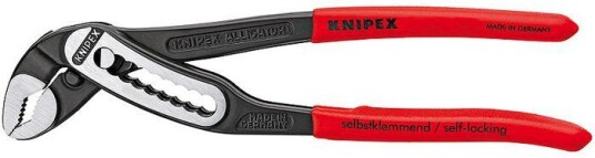 Knipex 180mm Polygriptang Alligator med Røde Håndtak