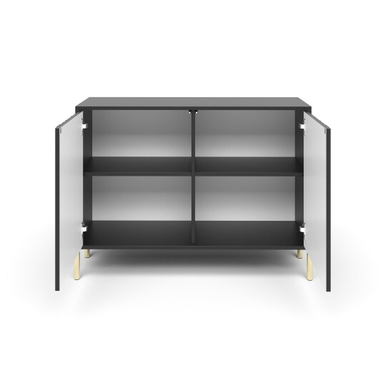 Virmani Kommode 104 cm   Svart