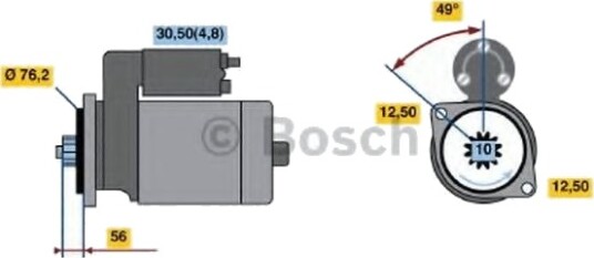 BOSCH 0 986 020 220 Starter BOSCH 0 986 020 220 Starter