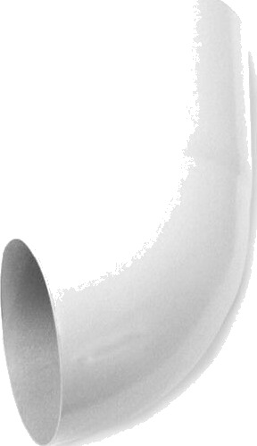 Plastmo Utkast 75mm hvit til plast takrenner Plastmo Utkast 75mm hvit til plast takrenner
