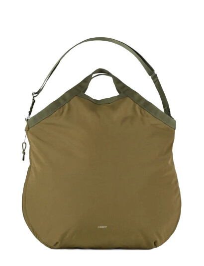 SANDQVIST Grid Tote Bag Khaki green ONE SIZE