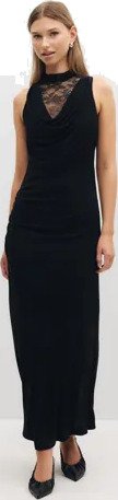 Vero Moda - Svart - Vmcilja Sl Ankle Lace Dress Jrs