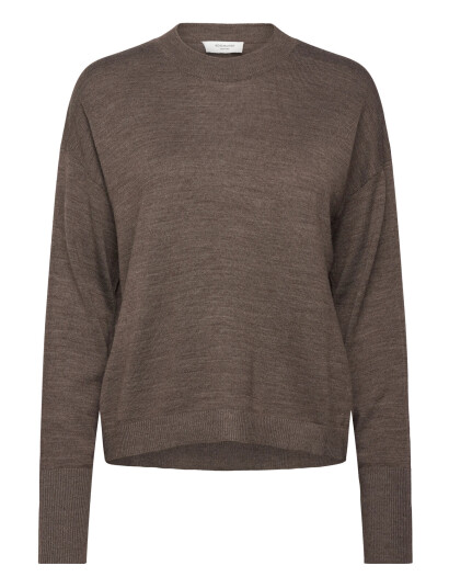 Rosemunde Rwvalencia Merino Wool Ls Pullover - Brown - XL Rosemunde Rwvalencia Merino Wool Ls Pullover - Brown - XL