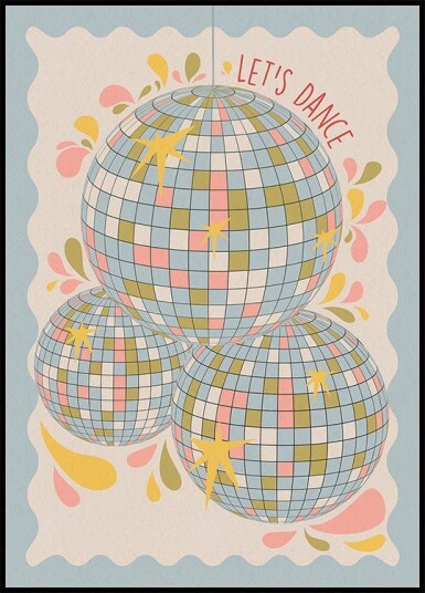 Let's Dance Plakat Plakat / 40x50cm Let's Dance Plakat Plakat / 40x50cm