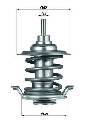 Termostat MAHLE ORIGINAL TX 59 83