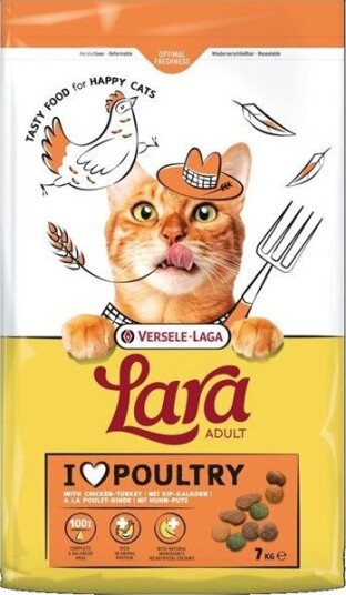 Versele Laga Lara Adult Kylling Kalkun Tørrfôr 7 kg Versele Laga Lara Adult Kylling Kalkun Tørrfôr 7 kg