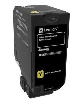 Toner Lexmark 74C20y0 Gul Original Etlex74c20y0000