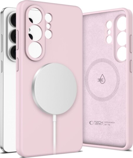 Tech-Protect Silikon MagSafe-deksel til Samsung Galaxy S26 Ultra Rosa
