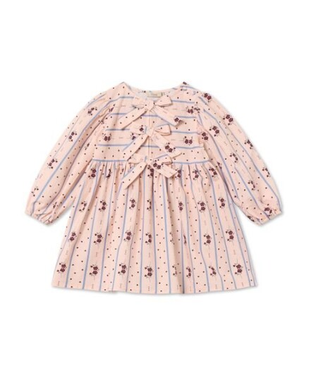 Fliink Colombe Ls Dress Pink 122
