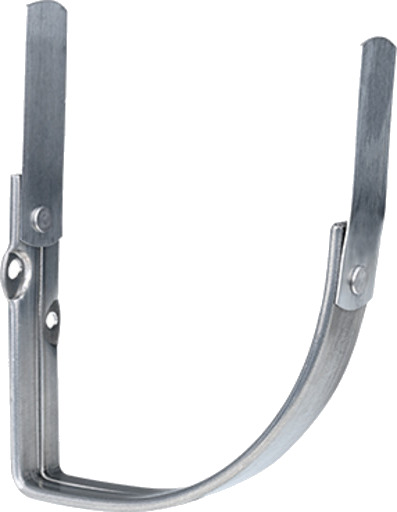 Plastmo brakettjern - halvrund 14" galvanisert galvanized