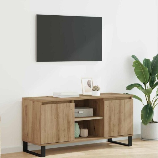 TV skap Artisan Eik 104 x 35 x 50 cm Konstruert tre