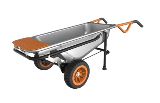 WORX WG050 Metall Håndtruck Sort Oransje Rustfritt stål 140 kg 2 hjul 18 kg WORX WG050 Metall Håndtruck Sort Oransje Rustfritt stål 140 kg 2 hjul 18 kg