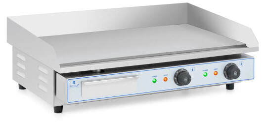 Royal Catering Elektrisk stekebord   730 x 400 mm   Royal Catering   Jevn   2 x 2,200 W RC-EG001