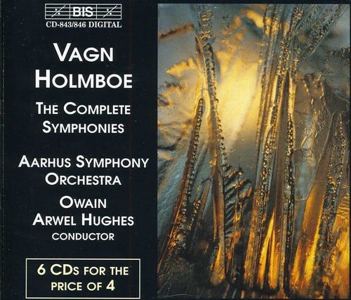 Owain Arwel Hughes Vagn Holmboe Complete Symphonies 113 / Sinfonia In Memoriam CD