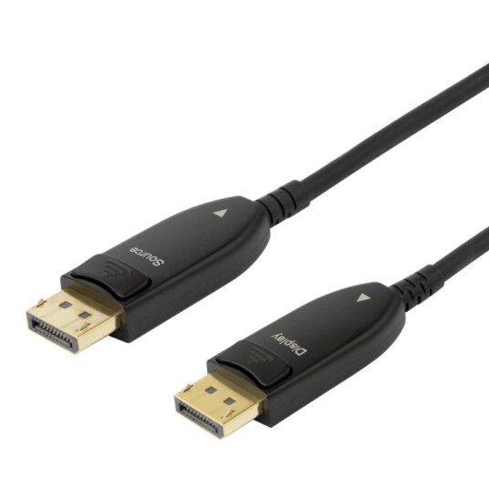 DELTACO Displayport 1.4 cable, AOC, 8K@30Hz, 20m, black DELTACO Displayport 1.4 cable, AOC, 8K@30Hz, 20m, black