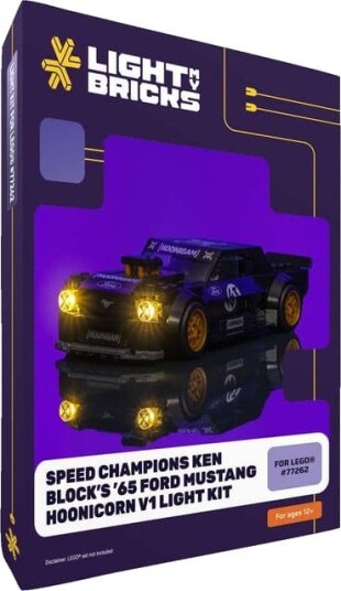 Light My Bricks Ford Mustang Hoonicorn V1 Lyssett 77262 2.0-77262