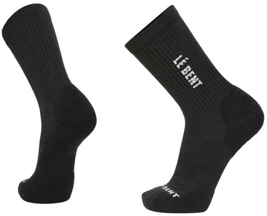 LeBent Targeted 3/4 Crew Ribbed black L