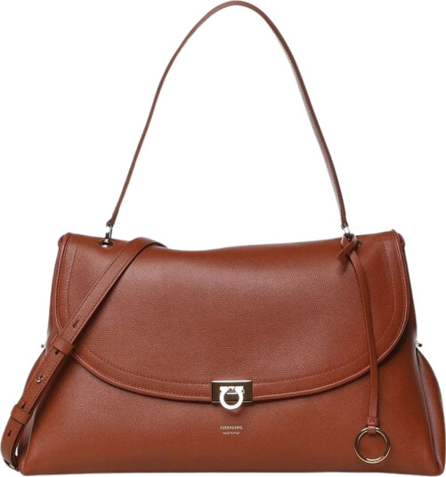 Ferragamo, Dame, Vesker, Brun, ONE SIZE,