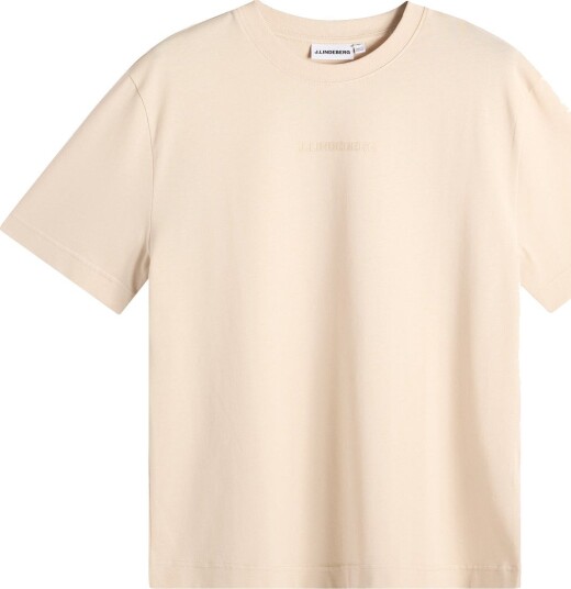 J.Lindeberg Hale Heavy Logo T Shirt Moonbeam