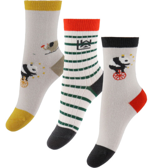 Liewood Silas Socks 3-Pack - Multi/patterned - 22/24