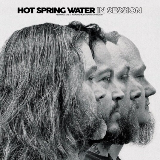Hot Spring Water In Session Clear Black White Splatter Vinyl