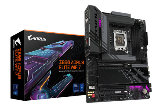 Gigabyte Z890 AORUS ELITE Hovedkort med WiFi 7 og DDR5 Støtte Gigabyte Z890 AORUS ELITE Hovedkort med WiFi 7 og DDR5 Støtte