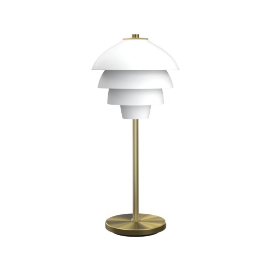 Valencia bordlampe   Hvit / Messing