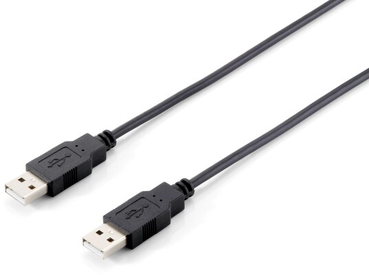 EQUIP USB 2 CABLE A-A 3M M/M BLACK . CABL