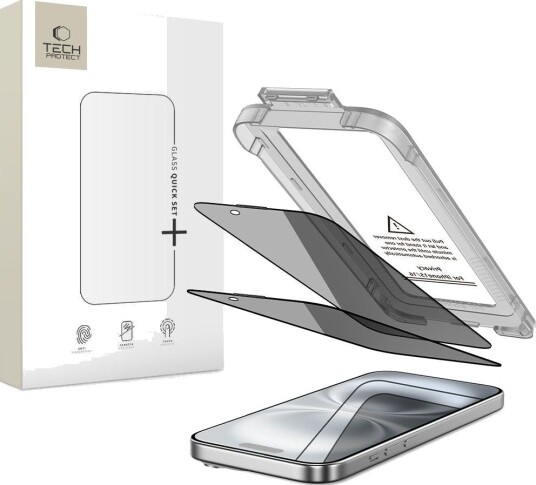 Tech-Protect Spy+ Personvernskjerm 2-pack for iPhone 15/16 Tech-Protect Spy+ Personvernskjerm 2-pack for iPhone 15/16