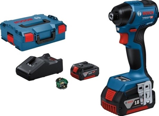 Bosch Gdr 18 v-220 C Slagskrutrekker, Como, 2 × 5,0 ah, Gal 18 v-40, Lb