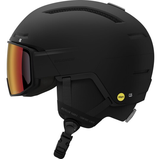 Salomon Driver Pro Sigphoto MIPS Skihjelm med Visir Black 59-62cm