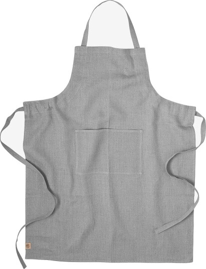 Lovely Linen Forkle Classic i manglet lin Grå Lovely Linen Forkle Classic i manglet lin Grå