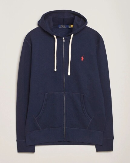 Ralph Lauren Polo Fleece Full Zip Hoodie Cruise Navy