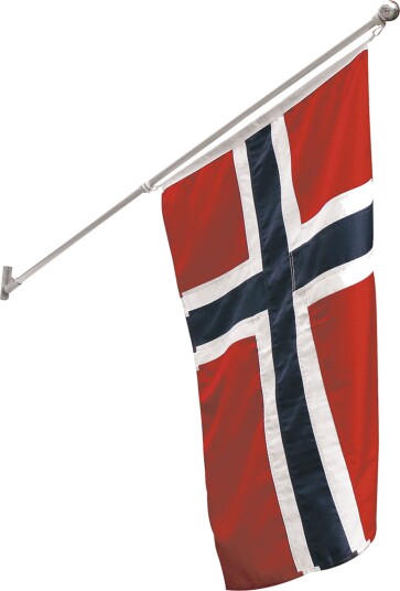 Schou BALKONGFLAGG 100X72CM STANG 150CM