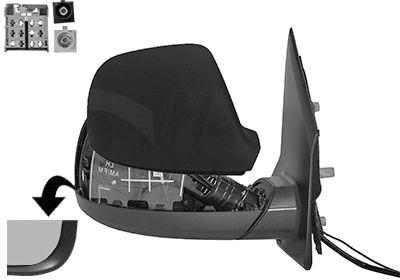 VAN WEZEL 5794806 Sidespeil