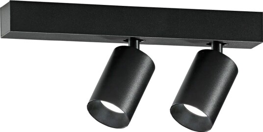 Saturno 2 Spot Dimbar 2x9W LED Sort